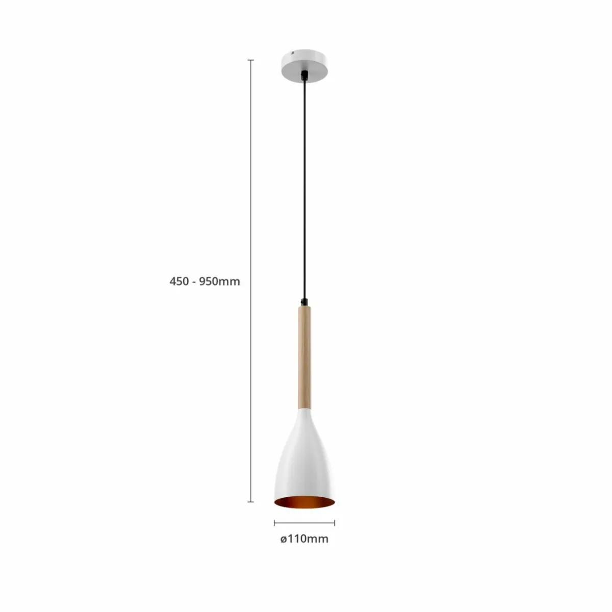 suspension_muza___lampe_blanchedore_4.webp Clearance Luminex Suspension Muza à 1 lampe, blanche/dorée