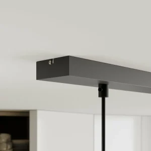 Online Luminex Suspension Muza à 3 lampes, noire/dorée