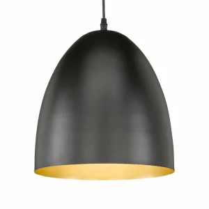 Best FISCHER & HONSEL Suspension Mylon, noire/dorée, demi-ovale