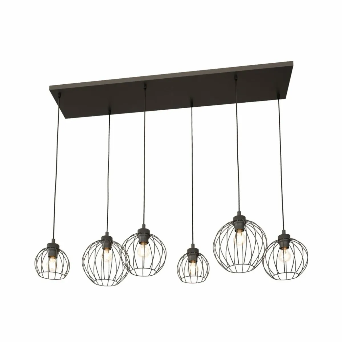 suspension_nando__lampes__cm_noir_mtal_e_1.webp Best Sale EMIBIG LIGHTING Suspension Nando, 6 lampes, 125 cm, noir, métal, E27