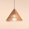 Discount ALDEX Suspension Nature Sun verre XL, cône pointu, Ø 48 cm, bois