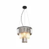 Cheap Globo Suspension Naxis, gris fumé/clair, Ø 40 cm, cristal