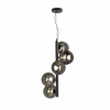 Best Eco-Light Suspension Neptun verticale à 5 lampes noir