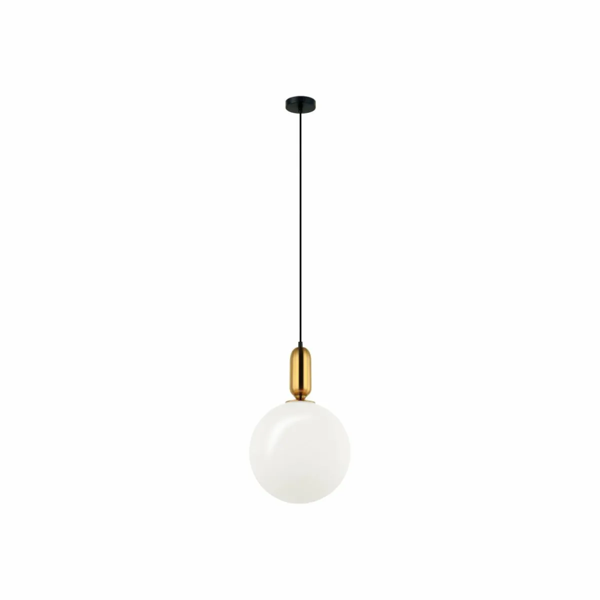 suspension_neptune_avec_abatjour_en_verre_dore_0.webp Outlet Viokef Suspension Neptune avec abat-jour en verre, dorée