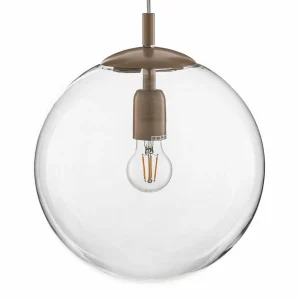 Flash Sale ALDEX Suspension Nohr, abat-jour verre, beige/claire