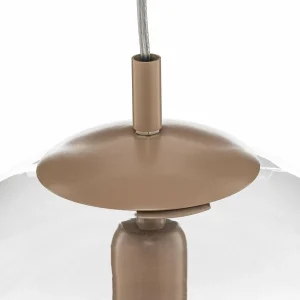 Flash Sale ALDEX Suspension Nohr, abat-jour verre, beige/claire