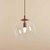 Best Sale ALDEX Suspension Nohr abat-jour verre, bordeaux/claire