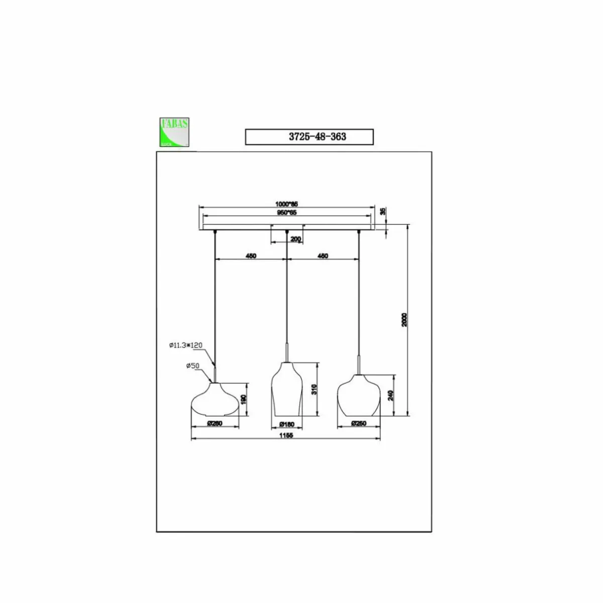 suspension_olbia_linaire___lampes_ambrebleubeige_verre_1.webp Flash Sale Fabas Luce Suspension Olbia, linéaire, à 3 lampes, ambre/bleu/beige, verre