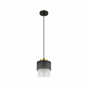 Best Sale Globo Suspension Olga, Ø 18 cm, noir, métal/verre