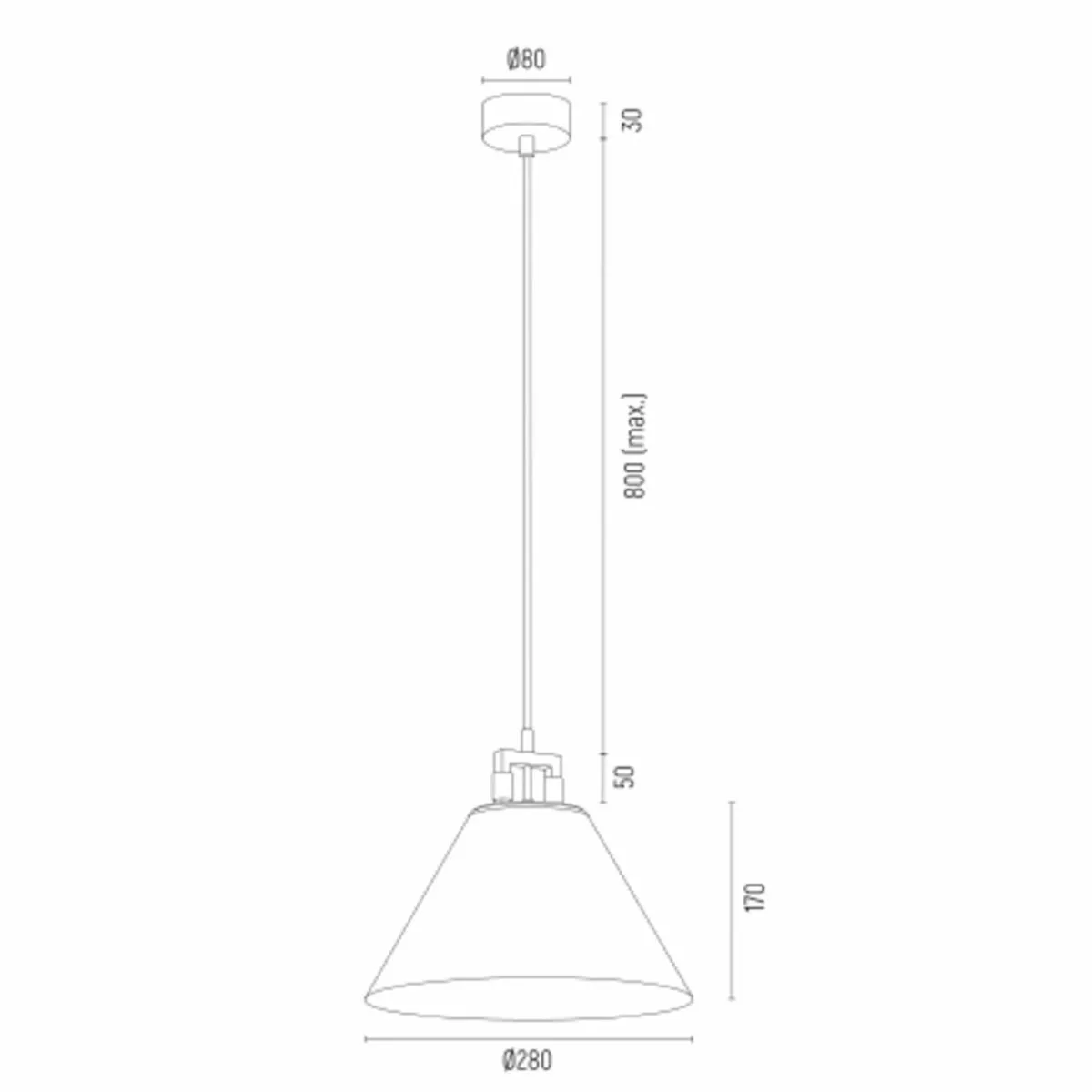 suspension_orte__cm___lampe_blanc_2.webp Best Sale Euluna Suspension Orte, Ø 28cm, à 1 lampe, blanc