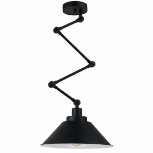 Discount Nowodvorski Lighting Suspension Pantograph avec suspension articulée, noir