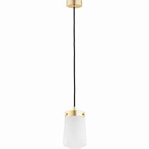 Discount Argon Suspension Pasadena, à 1 lampe, laiton/blanc