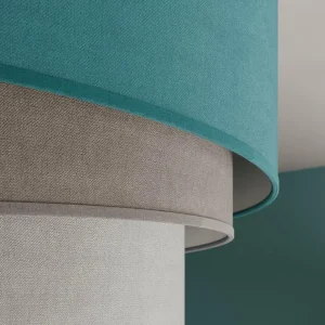 Online Duolla Suspension Pastell Trio turquoise/gris/gris clair