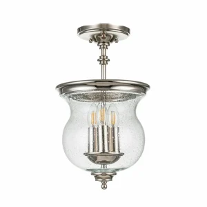Discount FEISS Suspension Pickering Lane à 3 lampes, nickel poli