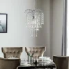 New ONLI Suspension Pioggia pluie de cristal Ø40 cm chromée