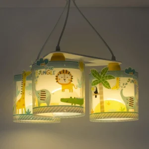 Online Dalber Suspension pour enfants Little Jungle, à 3 lampes