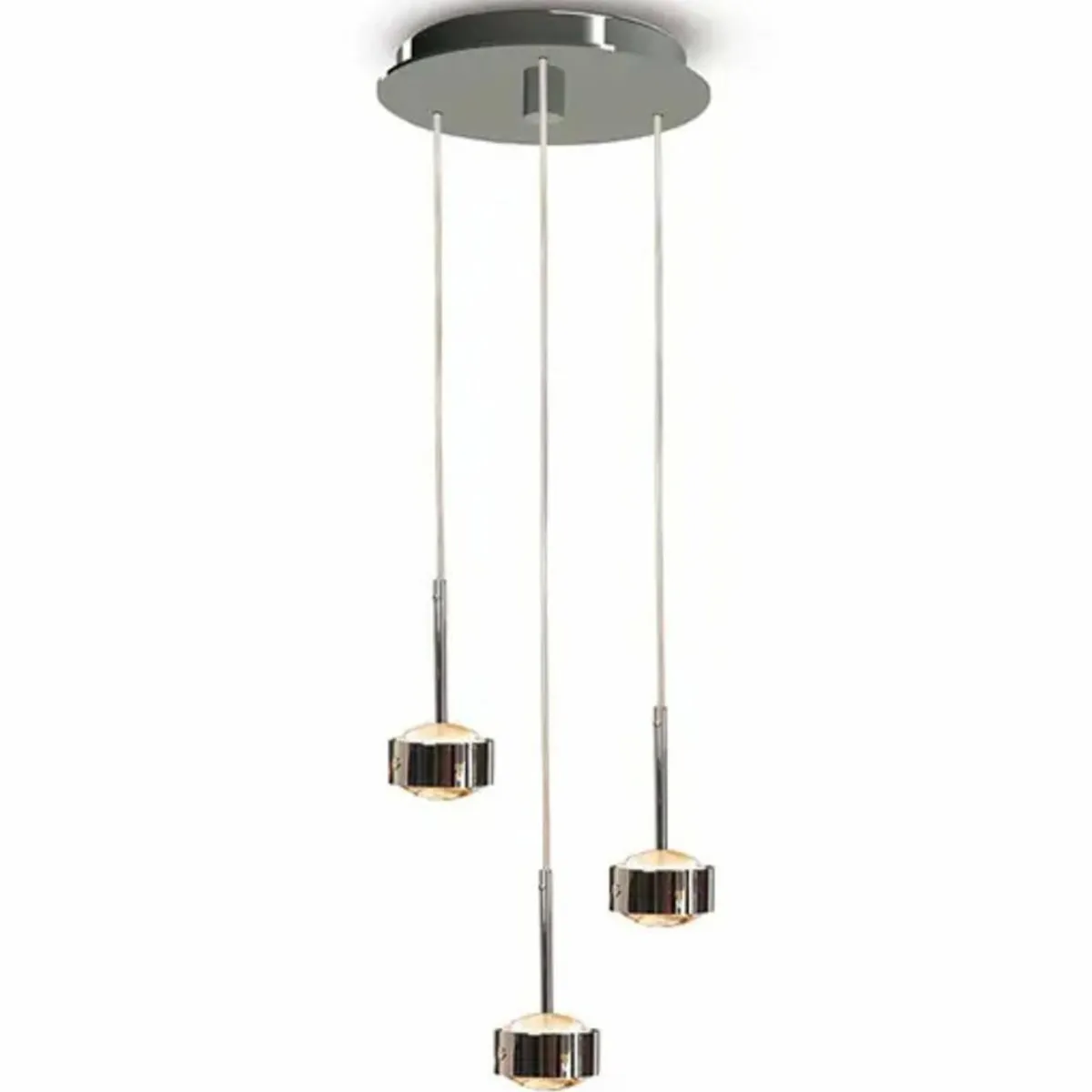 suspension_puk_drop_trio_chrome_mat___lampes_g_0.webp Flash Sale Top Light Suspension Puk Drop Trio, chrome mat, à 3 lampes G9