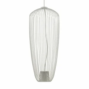 Sale Nowodvorski Lighting Suspension Pumpkin S, gris clair, Ø 27 cm, métal, GU10