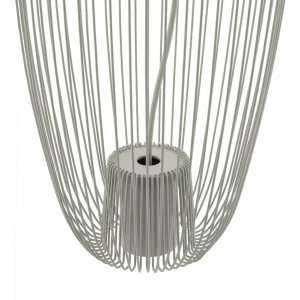 Sale Nowodvorski Lighting Suspension Pumpkin S, gris clair, Ø 27 cm, métal, GU10