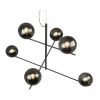 Discount Trio Lighting Suspension Pure bras orientables 6fl anthracite/clair