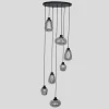 Clearance Steinhauer Suspension Reflexion, à 7 lampes Ø 55 cm
