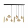 Best Sale Steinhauer Suspension Reflexion, métal, verre, 9 lampes, laiton