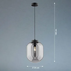 Fashion FISCHER & HONSEL Suspension Regi, à une lampe, Ø 24 cm