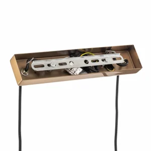 Flash Sale Lucea Suspension Ressa linéaire, laiton ancien, 3 lampes