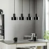 Sale SIGMA Suspension Rif 4, Linear à 4 lampes, noir