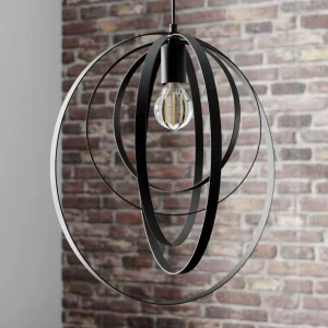 Cheap Luminex Suspension Ringo à 1 lampe, noire
