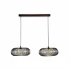 Sale Zijlstra Suspension Rippberg, noire, à deux lampes