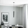 Outlet Luminex Suspension Rondo noire/chromée, à une lampe