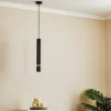 Discount Luminex Suspension Rondo noire/dorée, à une lampe