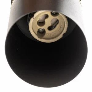 Discount Luminex Suspension Rondo noire/dorée, à une lampe