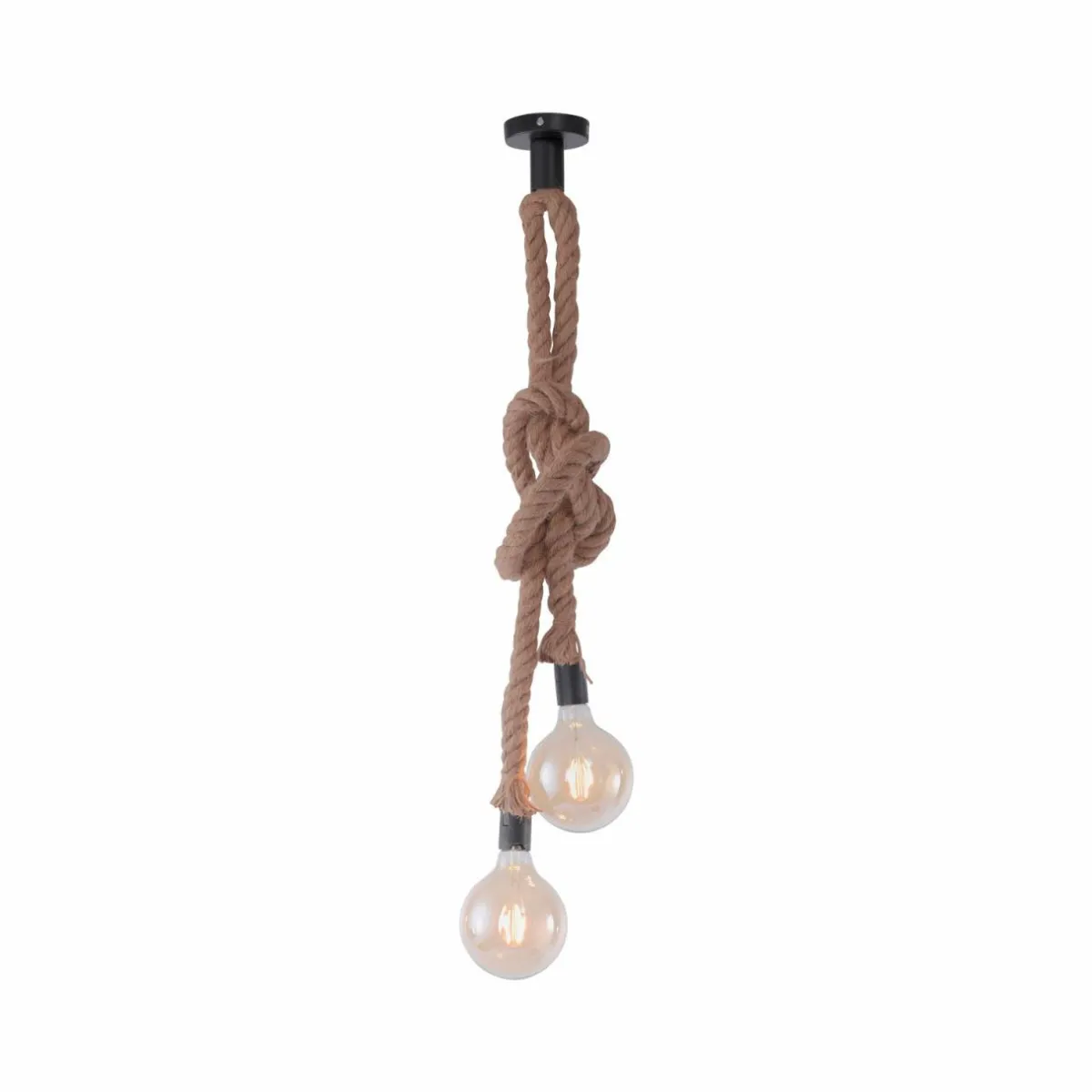 suspension_rope_avec_corde___lampes_1.webp Best Sale JUST LIGHT. Suspension Rope avec corde, à 2 lampes