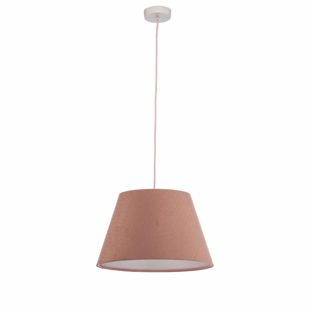 suspension_rosabelle_cne_rose___lampe_1.webp Sale Euluna Suspension Rosabelle, cône, rose, à 1 lampe