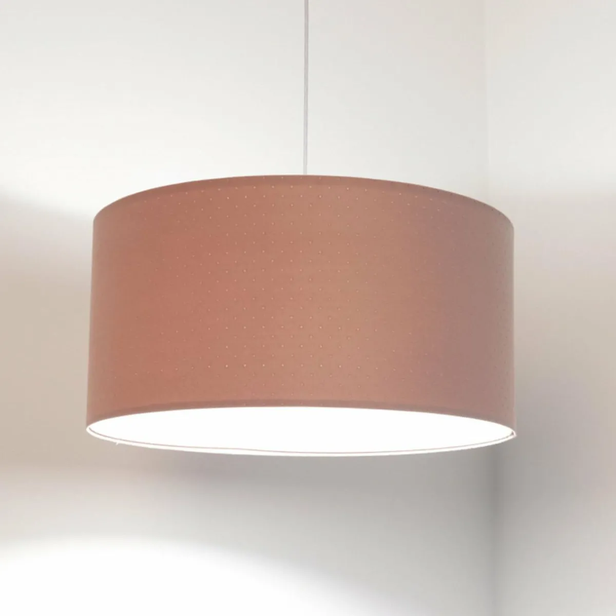 suspension_rosabelle_cylindre_rose__lampe__cm_1.webp Sale Euluna Suspension Rosabelle cylindre rose 1 lampe Ø 50 cm