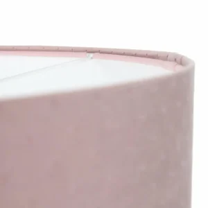 Sale Euluna Suspension Rosabelle cylindre rose 1 lampe Ø 50 cm