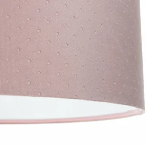 Sale Euluna Suspension Rosabelle cylindre rose 1 lampe Ø 50 cm