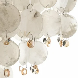 Best Sale ONLI Suspension Ruben avec abat-jour en disques de nacre