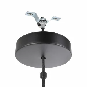 Store EGLO Suspension Rusticaria avec barres en bois