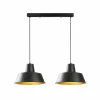 Sale Opviq Suspension Saglam 3738, noir/or, métal, à 2 lampes