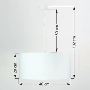 Online Maco Design Suspension Salina, blanc/or Ø 40cm