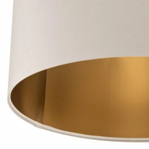 Clearance Maco Design Suspension Salina, blanc/or Ø 50cm