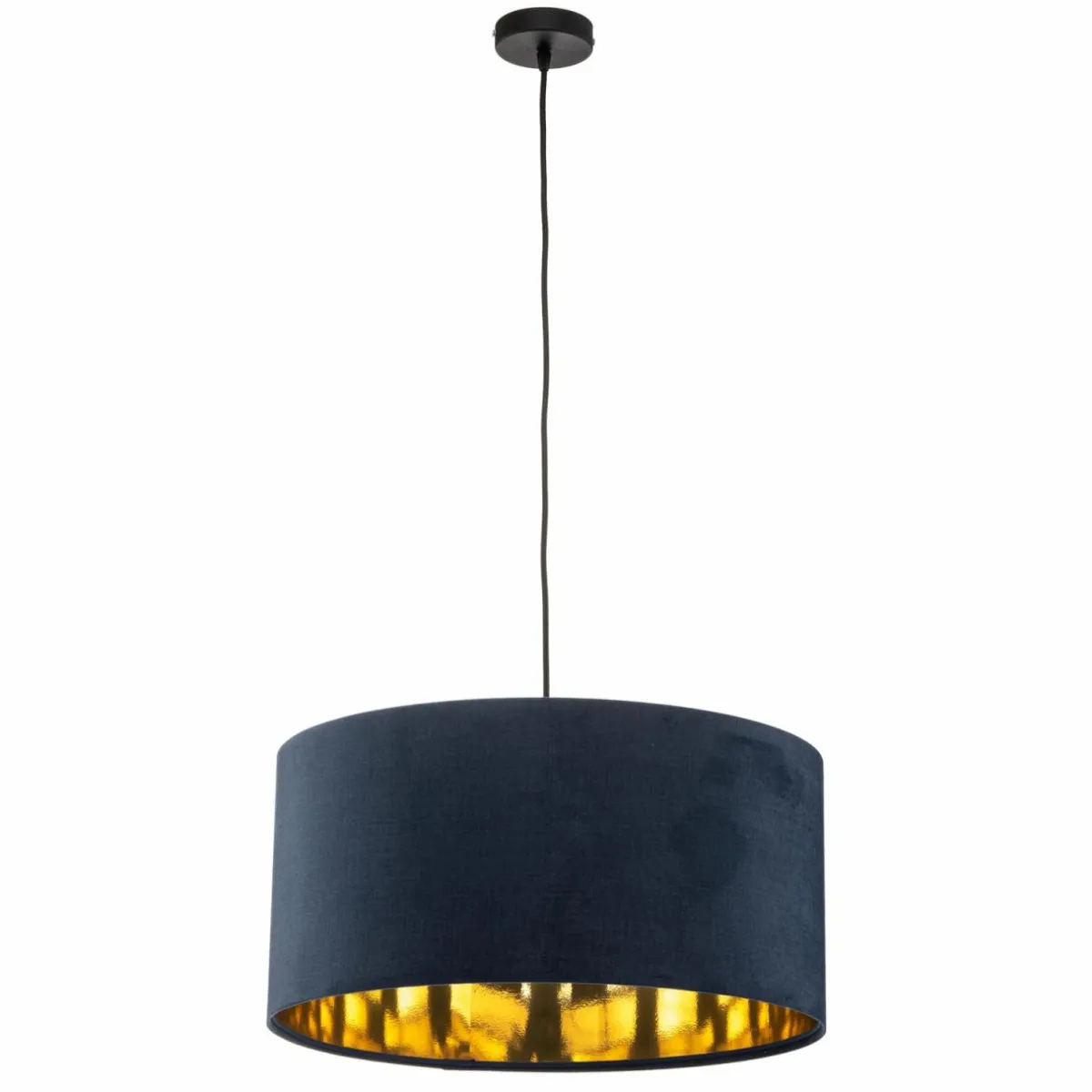 suspension_salina_tissu_de_soie_bleuor__cm_1.webp Sale Maco Design Suspension Salina tissu de soie bleu/or Ø 50cm