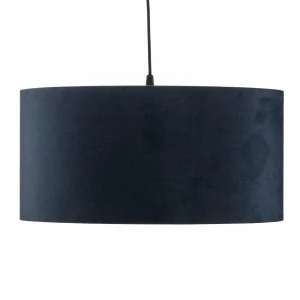Sale Maco Design Suspension Salina tissu de soie bleu/or Ø 50cm