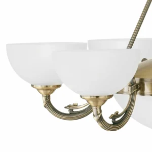 Discount EGLO Suspension Savy à huit lampes