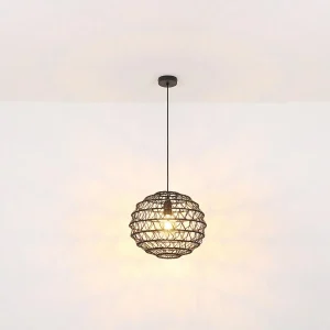 Cheap Globo Suspension Senni, noir, Ø 29 cm