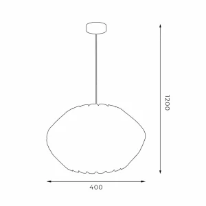 Cheap Luminex Suspension Serenity abat-jour plastique, dorée