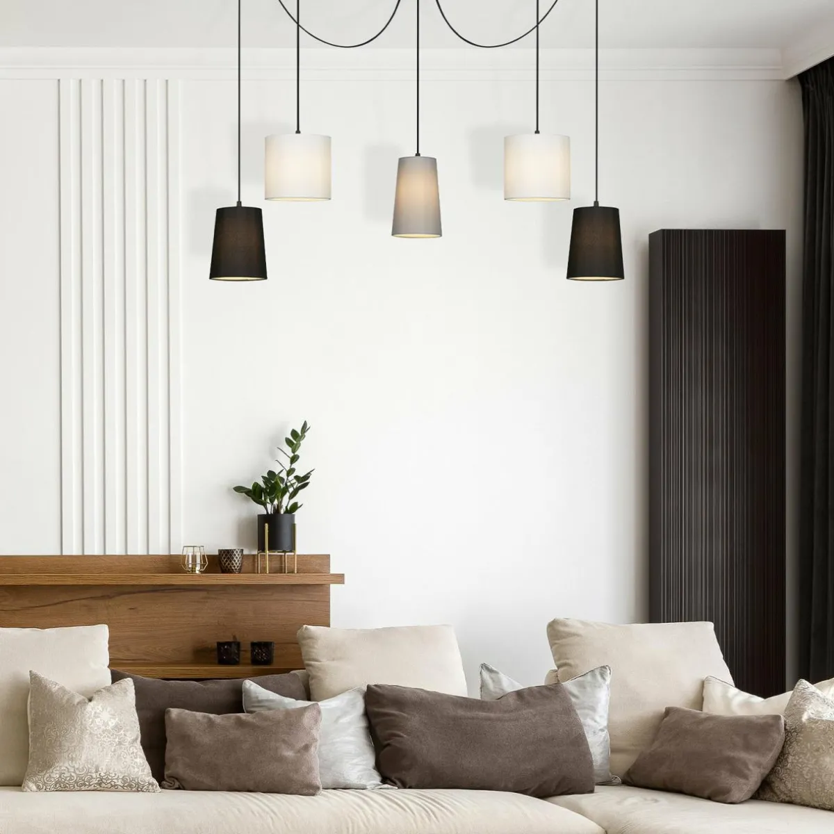 suspension_shades__lampes_dcentre_0.webp Best Briloner Suspension Shades, 5 lampes, décentrée